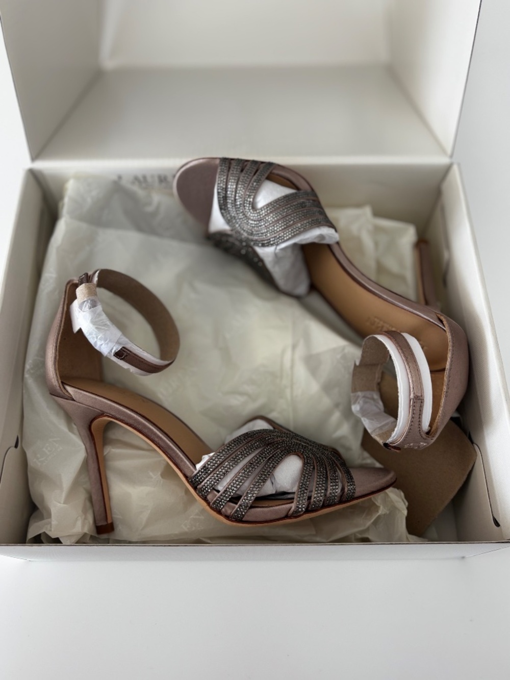 Lauren Ralph Lauren Allie Heel — Taupe